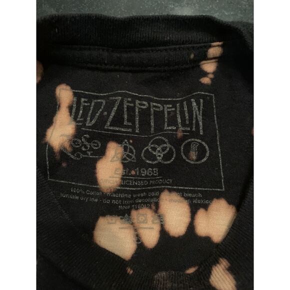HANDMADE Led Zeppelin Shirt Tie Dye RARE Vintage Merch Tee Tour Concert Plant - Picture 5 of 5